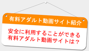 有料アダルト動画サイト紹介(安全に利用できる有料アダルト動画サイトは?)